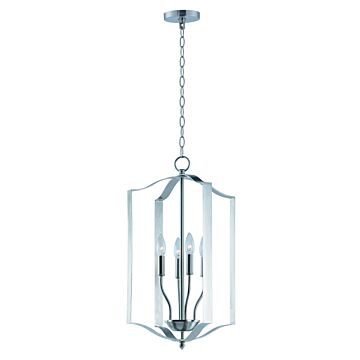 Provident Four Light Chandelier in Satin Nickel by Maxim
