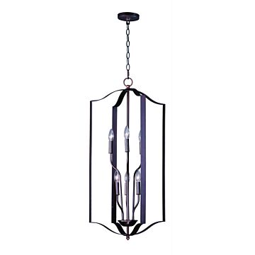Provident Six Light Chandelier in Oil Rubbed Bronze by Maxim