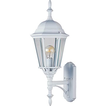 Westlake One Light Outdoor Wall Lantern in White by Maxim