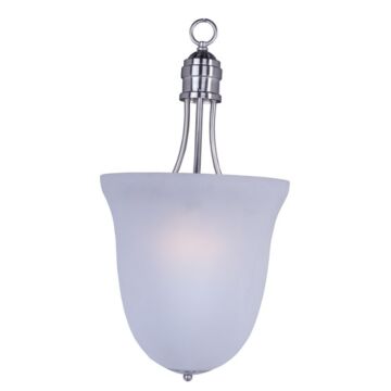 Logan Three Light Pendant in Satin Nickel by Maxim
