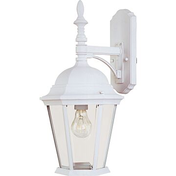 Westlake One Light Outdoor Wall Lantern in White by Maxim
