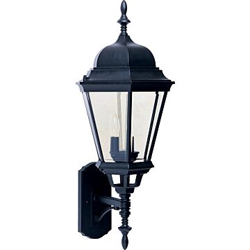 Westlake Three Light Outdoor Wall Lantern in Black by Maxim