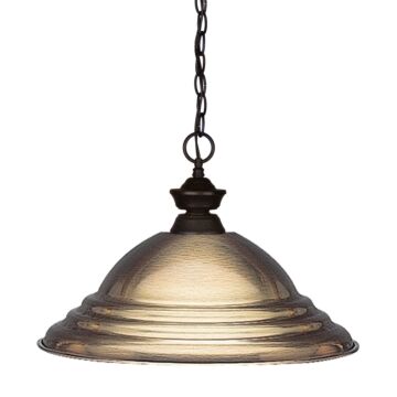 Z-Lite Shark 1-Light Pendant Light In Bronze
