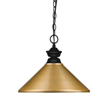 Z-Lite Pendant Lights 1-Light Pendant Light In Matte Black