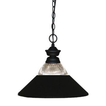 Z-Lite Shark 1-Light Pendant Light In Matte Black