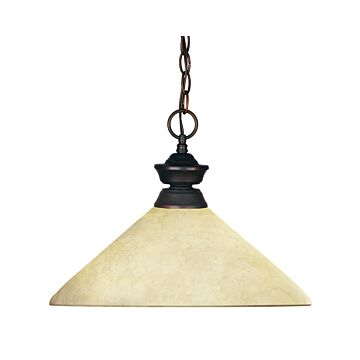 Z-Lite Riviera 1-Light Pendant Light In Olde Bronze