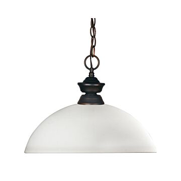 Z-Lite Riviera 1-Light Pendant Light In Olde Bronze