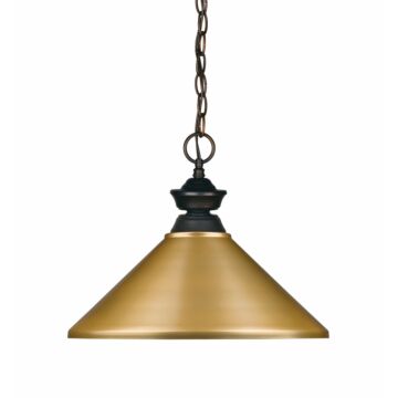 Z-Lite Riviera 1-Light Pendant Light In Olde Bronze