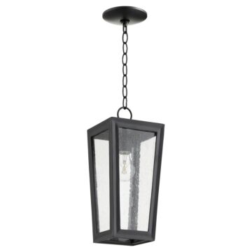 Bravo One Light Pendant in Textured Black by Quorum International