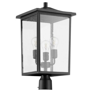 Riverside Three Light Post Mount in Textured Black by Quorum International