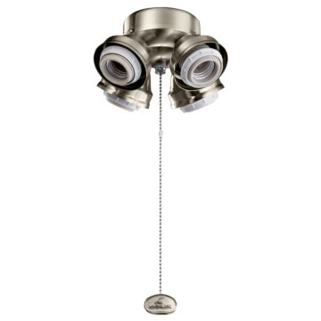 Accessory LED Fan Fitter in Brushed Stainless Steel by Kichler