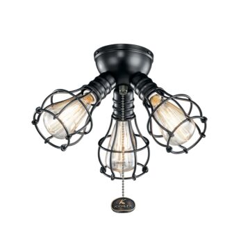 Accessory LED Fan Light Kit in Satin Black by Kichler