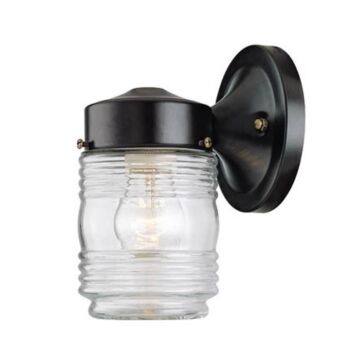 Builder's Choice 1-Light Wall Sconce in Matte Black