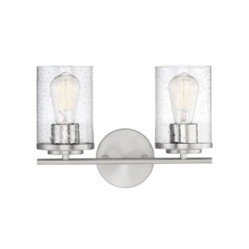 Marshall Two Light Bath Bar in Polished Chrome by Savoy House