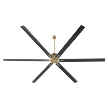 Zeus 120" Ceiling Fan in Aged Brass by Quorum International