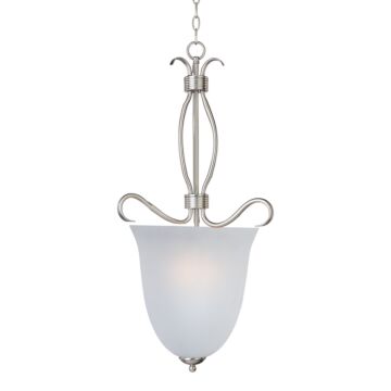 Basix Four Light Entry Foyer Pendant in Satin Nickel by Maxim
