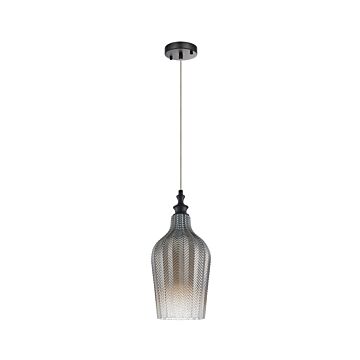 Renity One Light Pendant in Smoke by Matteo Lighting