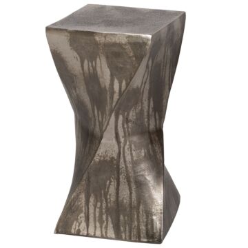 Euphrates Accent Table in Tarnished Silver by Uttermost