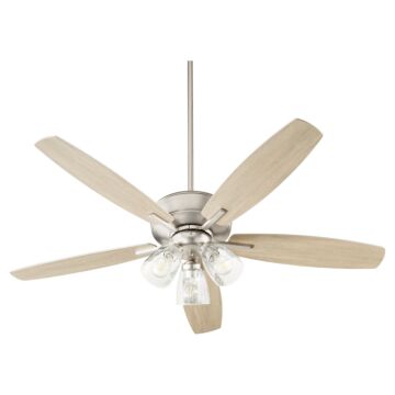 Breeze 52"Ceiling Fan in Satin Nickel by Quorum International