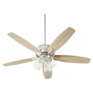 Breeze 52"Ceiling Fan in Satin Nickel by Quorum International