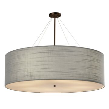 Textile  Pendant in Dark Bronze by Justice Designs