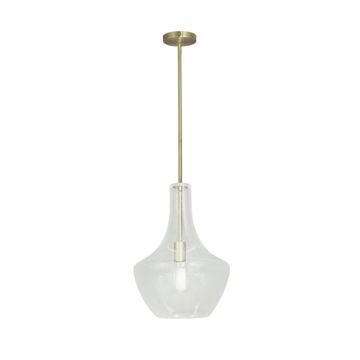 Fusion 1-Light Pendant in Brass