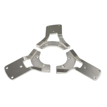 Arcade Custom Finish Kit in Brushed Steel by Visual Comfort Fan