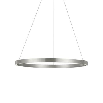 Fiama LED Suspension in Satin Nickel by Visual Comfort Modern