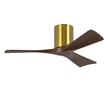 Irene-3H 42" Ceiling Fan in Brushed Brass by Matthews Fan Company