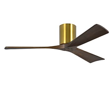 Irene-3H 52" Ceiling Fan in Brushed Brass by Matthews Fan Company