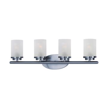 Corona Four Light Bath Vanity in Polished Chrome by Maxim