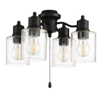 Light Kit Armed LED Fan Light Kit in Flat Black by Craftmade