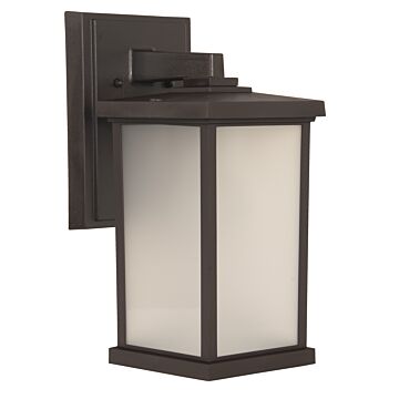Resilience Lanterns One Light Outdoor Wall Lantern in Bronze by Craftmade