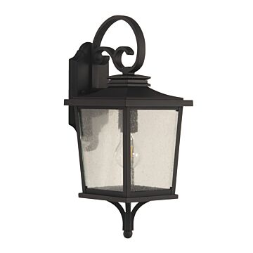 Tillman One Light Outdoor Wall Mount in Textured Black by Craftmade