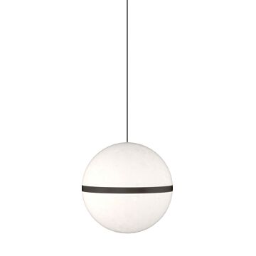 Hanea One Light Pendant in Nightshade Black by Visual Comfort Modern