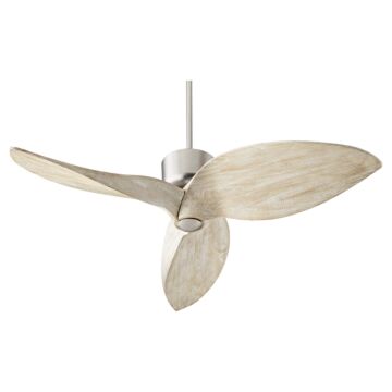 Hawkeye 52"Ceiling Fan in Satin Nickel by Quorum International