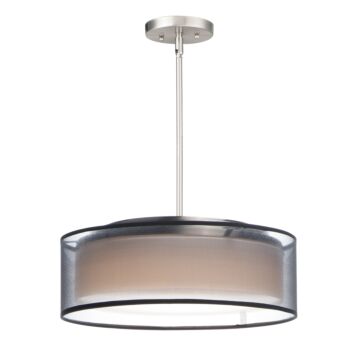Maxim Prime 3 Light Pendant Light in Satin Nickel