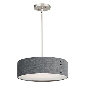 Prime LED Pendant in Satin Nickel by Maxim