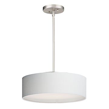 Prime LED Pendant in Satin Nickel by Maxim