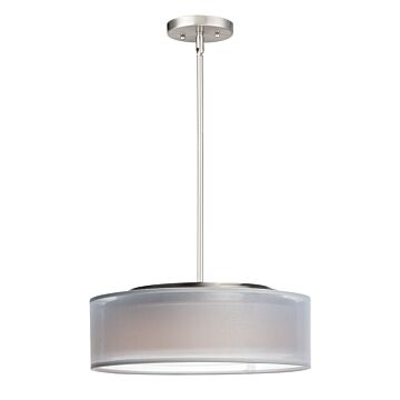Maxim Prime 3 Light Pendant Light in Satin Nickel