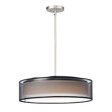 Maxim Prime 5 Light Pendant Light in Satin Nickel