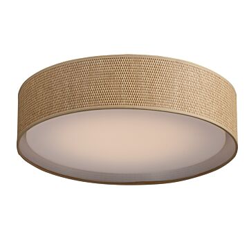 Maxim Prime Ceiling Light in Grass Cloth
