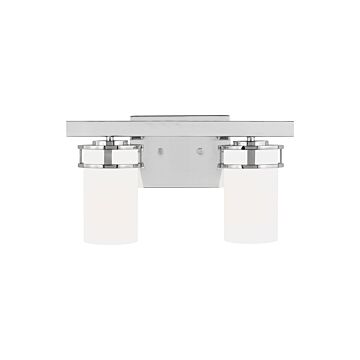Robie Wall  Bathroom Vanity Light in Chrome by Generation Lighting