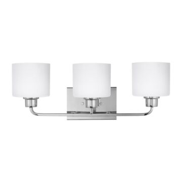 Canfield Wall  Bathroom Vanity Light in Chrome by Generation Lighting
