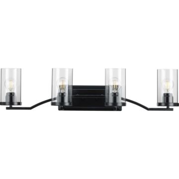 Lassiter 4-Light Bathroom Vanity Light in Black