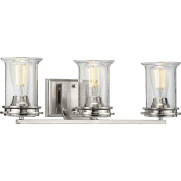 Winslett 3-Light Bathroom Vanity Light in Brushed Nickel