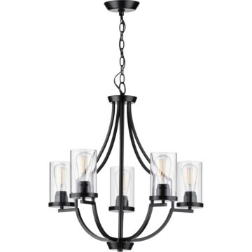 Lassiter 5-Light Chandelier in Black