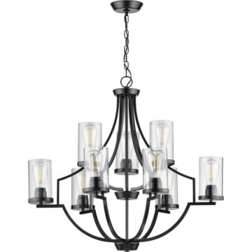 Lassiter 9-Light Chandelier in Black