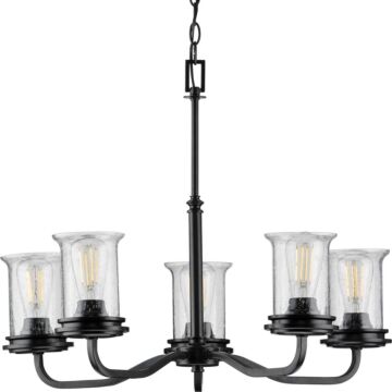 Winslett 5-Light Chandelier in Black