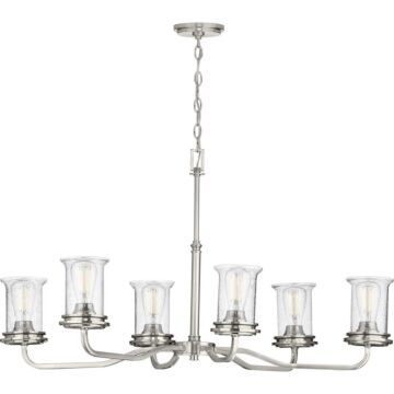 Winslett 6-Light Chandelier in Brushed Nickel